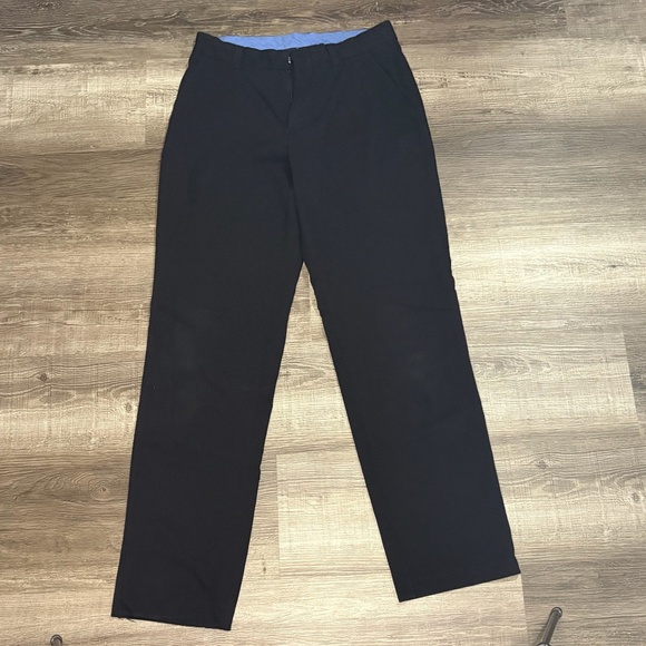 IZOD Boys Bi-Stretch Flat Front Performance Dress Pant - Black - Size 16 - Picture 1 of 3